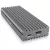 Raidsonic IcyBox IB-1817M-C31 USB-C NVMe SSD külső tok alu
